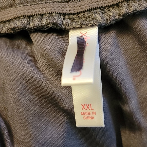 Xxl grey elastic waist gothic skirt - Picture 6 of 8